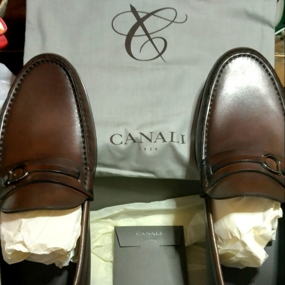 COPY - Size 13, hand crafted calf skin penny Loafer\'s made in Italy. main image 5